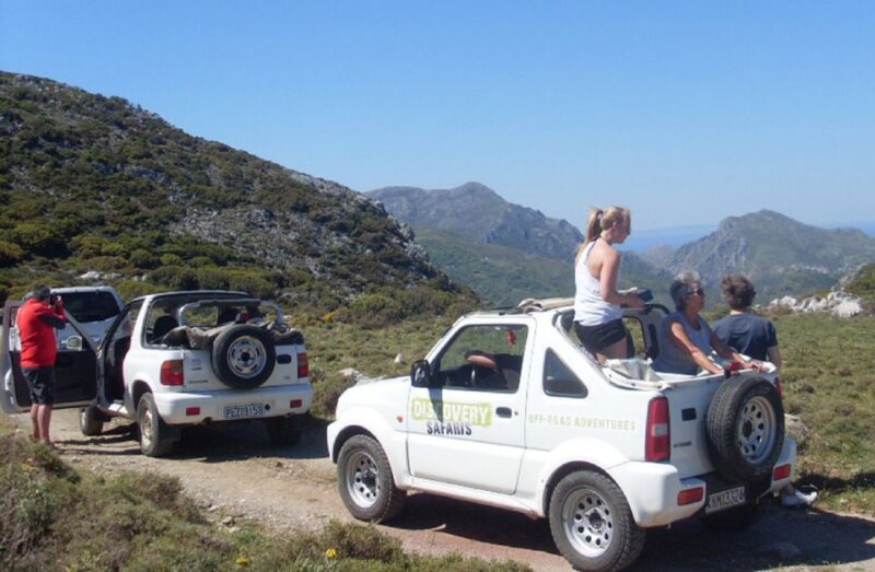 Self-Drive Jeep Safari to South Coast, Palm Beach & Canyons - End of the Day at Kourtaliotiko Gorge and Return to Rethymno