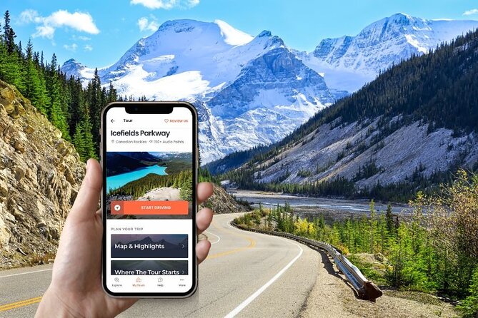Self-Guided Audio Driving Tour in Icefields Parkway - Key Points
