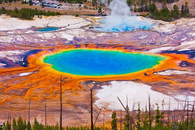 Self-Guided Audio Walking Tour to Grand Prismatic Overlook - Starting Point at Fairy Falls in Wyoming