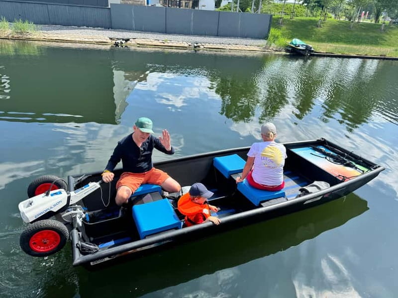 Self-Guided Electric Boat Rental - Visiting the Scenic Goese Meer