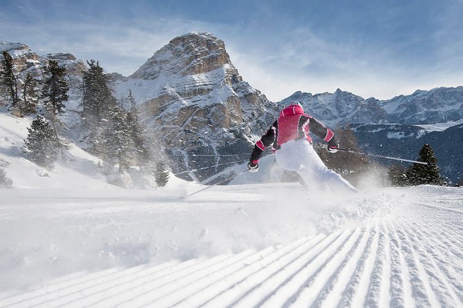 Sellaronda ski & Snowboard Tour - The Start Point at Boè Bergbahnen in Corvara in Badia