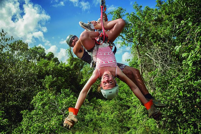 Selvatica Adventure Park ATV and Ziplines in Cancun and Riviera Maya - The Treetop Rope Course and Parachute Drop