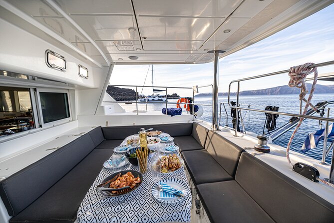 Semi Private Santorini Catamaran Tour - Sunset Over Santorini: A Magical Moment