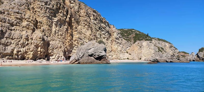Sesimbra: Private boat trip in the Arrábida Natural Park. - The Mysterious Praia do Inferno and Imposing Landscapes