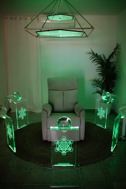 Session in the Tachyone Med bed - Logistics: Starting and Ending at the Holistic Life Center