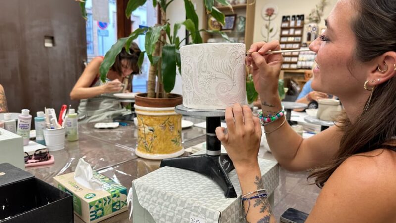 Seville: Ceramic painting workshop - Painting Your Ceramic Piece: The Process