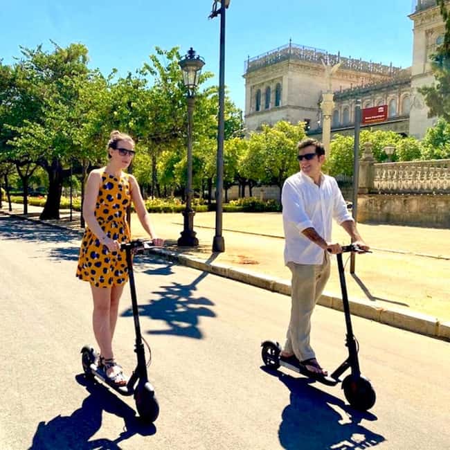 Seville: Electric Scooter Tour - Discover Sevilles Landmarks on an Electric Scooter Tour for $32