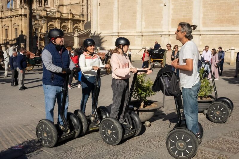Seville: Panoramic Segway Shared or Private Tour - Historic Structures: Palacio de San Telmo and Torre del Oro