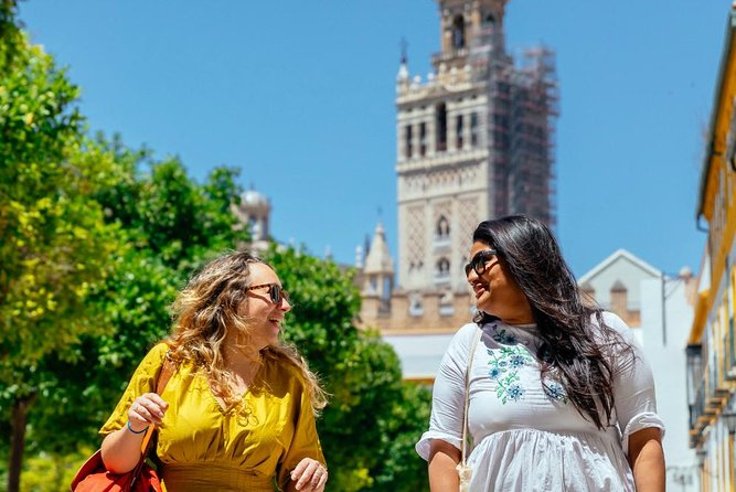 Seville Private City Kickstart Tour - The Starting Point at Plaza del Triunfo & Calle Miguel Mañara