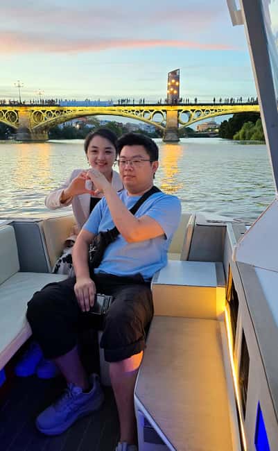 Seville: Private River Ride on a TAXI SHIP - The Eco-Friendly Advantage of the Electric Boat