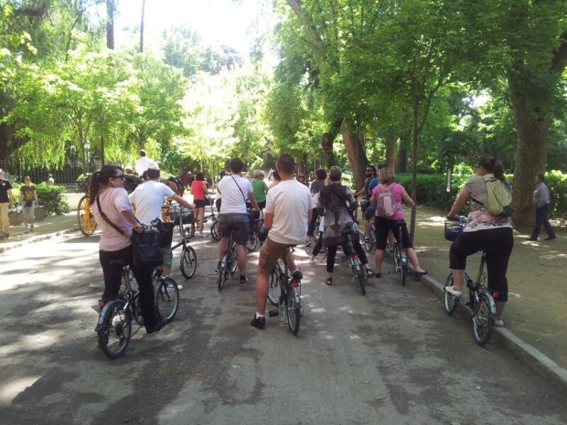 Seville: Relaxing Electric Bike tour with Tour Guide - Exploring Parque de María Luisa and Plaza de España