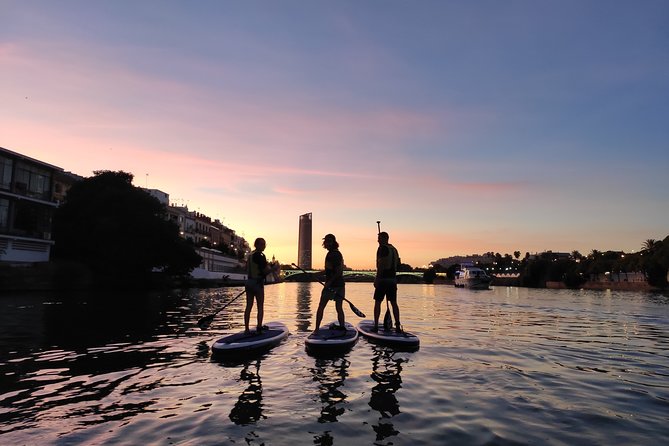 Seville: Sunset in Paddle Surf - Sunset Paddle Boarding on the Guadalquivir River