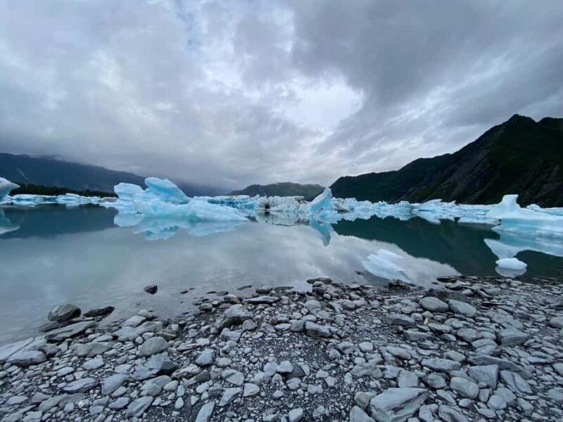 Seward: Bear Glacier Scenic Flight with Icebergs - Close-Up Views of Bear Glacier and Floating Icebergs