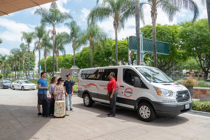 Shared Airport Departure Transfer Anaheim and Orange County to John Wayne Airport - Key Points