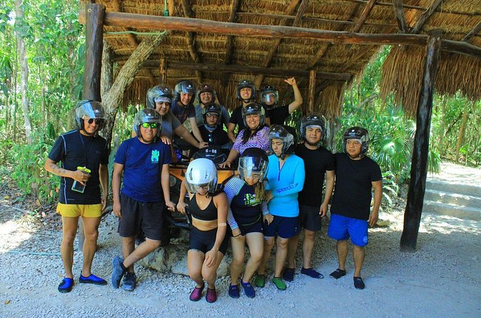 Shared ATV Express & Ziplines and Cenote Swim tour from Cancun - Tasty Regional Buffet and Drinks