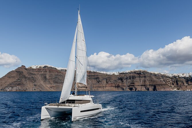 Shared Catamaran Half Day Cruise in Santorini - Enjoying the Scenic and Unique Features of the Volcano