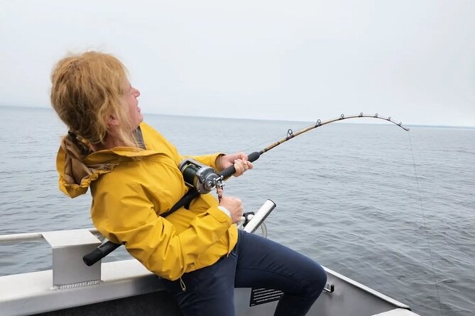 Shared Fishing Adventure in Icy Strait Hoonah Alaska - The calm waters of Icy Strait and marine wildlife encounters