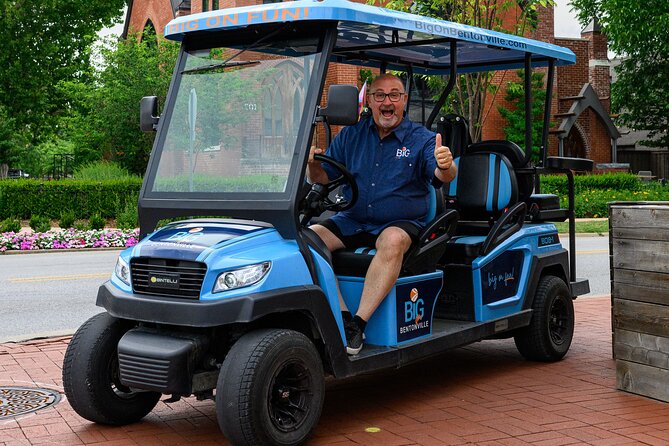 Shared Golf Cart Tour of Bentonville, Arkansas - Insights from the Local Guide