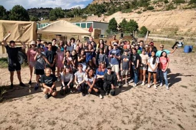 Shared Guided Outdoor Laser Tag Adventure in Colorado - Battlefield Colorado’s Outdoor Laser Tag Setup