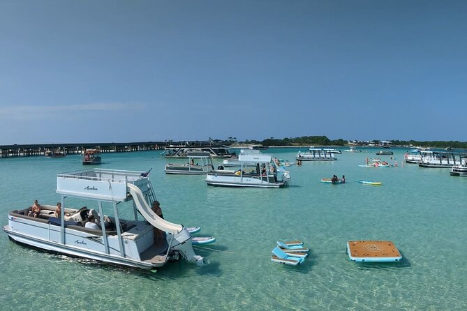 Shared Small Group Slide Pontoon Crab Island Experience - Discover the Shared Small Group Slide Pontoon Crab Island Experience in Destin