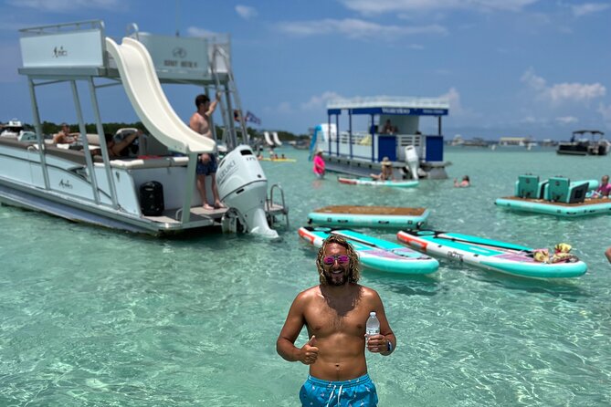 Shared Small Group Slide Pontoon Crab Island Experience - Two to Three Hours at Crab Island for Water Play