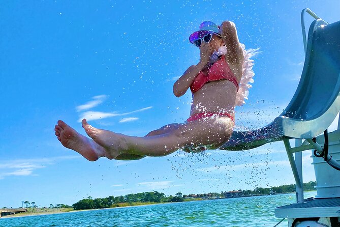Shared Small Group Slide Pontoon Crab Island Experience - Extra Time at a Nearby Beach for Sliding and Lounging