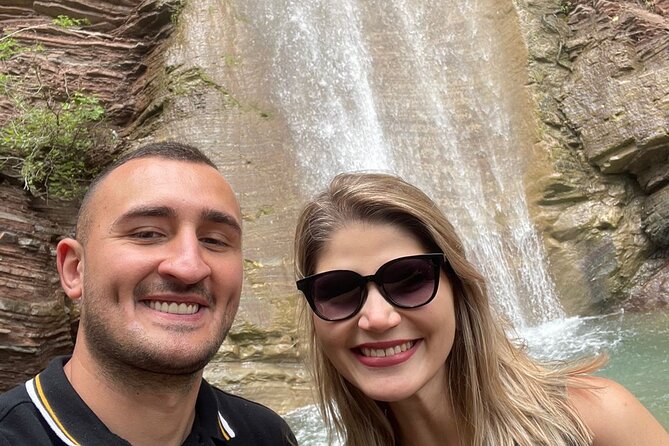 Shen Gjergji Waterfall & Tirana Sunset Included Dinner - Sunset View at Ballkoni i Tiranës with Traditional Pizza