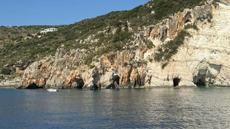 Shipwreck cruise, Blue Caves cruise, Xigia Beach, 3 stops - Exploring the Famous Shipwreck at Smugglers Cove