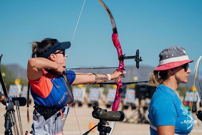 Shoot Archery with a Nationally Ranked Archer and Coach - Equipment and Safety Gear Provided