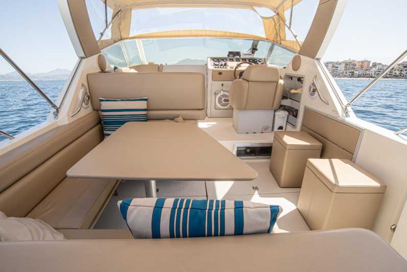 Sicani Boat Tour Palermo - Full Day - The Comfortable Cranchi Cruiser 32