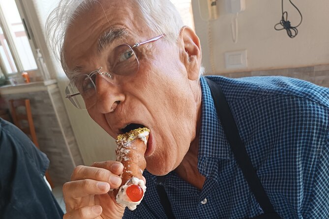 Sicily Cannoli and Almond Biscuits Cooking Class - Enjoying Your Creations in a Garden Setting