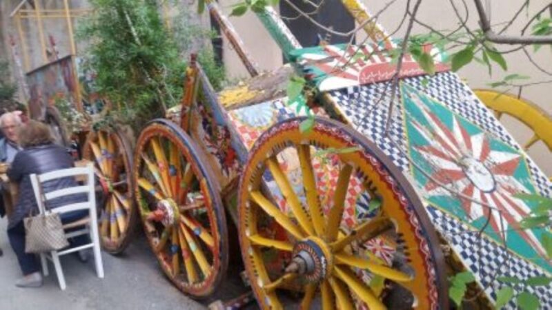 Sicily unknown in off -road vehicle near Taormina - Exploring the Village at 700 Meters Elevation