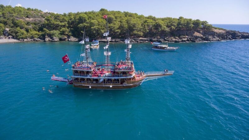 Side: Blue Laguna Boat Tour with Free Lunch & Drinks - The Pirate Ship Theme and Treasure Hunt Experience