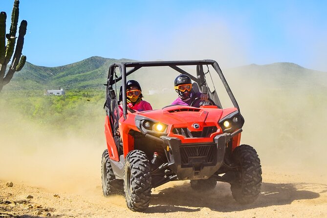 Side by Side Adventure in Los Cabos - Scenic Views of the Pacific Coast and Desert Peaks