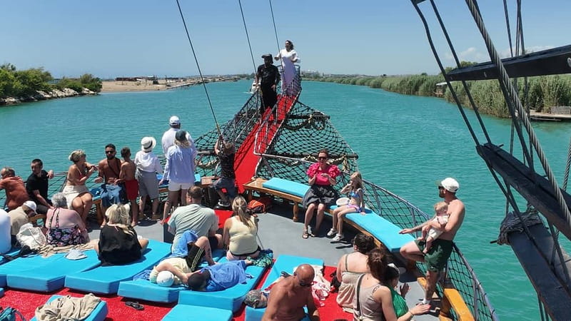 Side: Dolphin Boat Tour With Lunch Foam party Swimming - Key Points