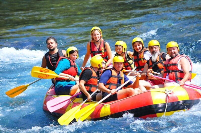 Side: Rafting and Zipline Canyon Tour with Lunch & Transfers - 10 to 12 Kilometers of Exciting White Water Rafting