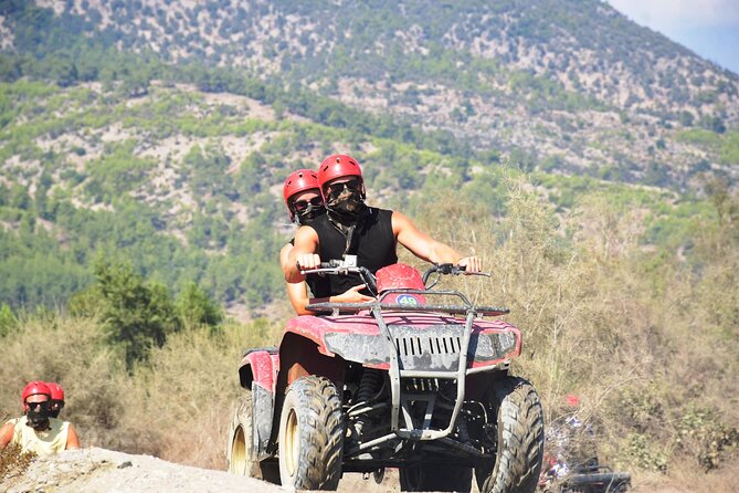 Side; The Best Quat Safari in Taurus Mountain - Reaching the Lake for a Refreshing Dip or Relaxation