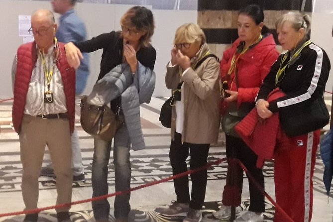 Siena Cathedral: shrine of treasures. - Masterpieces by Donatello, Michelangelo, and Bernini