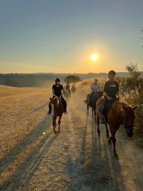 Siena: Horseback Riding with Siena in the background - Post-Ride Tasting of Local Products