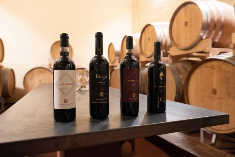 Siena: Winery tour/tasting with owner/maker of awarded wines - Tasting Four Awarded Wines with Technical Insights