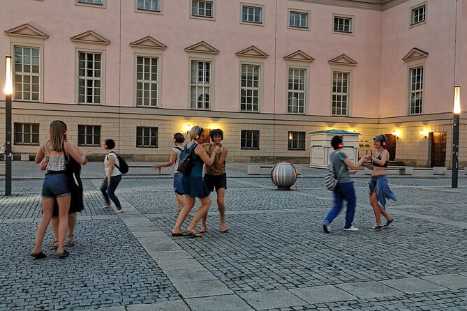 Silent disco through downtown Berlin with flash mobs - Weather Considerations and Rain Playlist