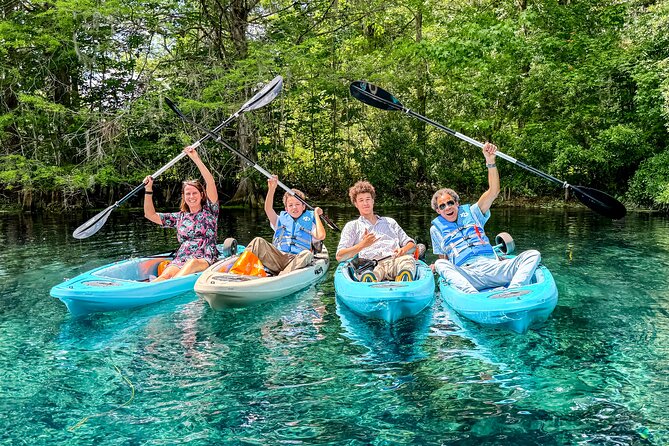 Silver Springs - Glass Bottom Kayak Rental - What’s Included in the Kayak Rental