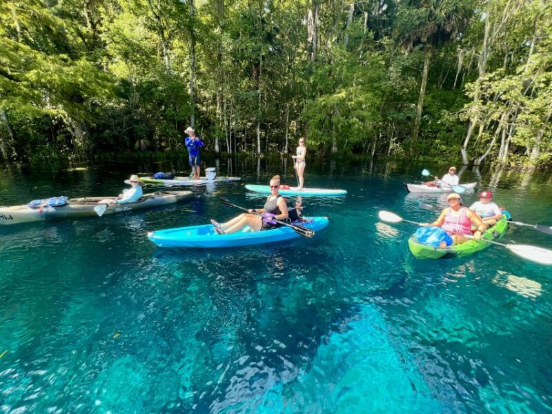 Silver Springs: Manatees and Monkeys Clear Kayak Guided Tour - Exploring the Historic Fort King Trail