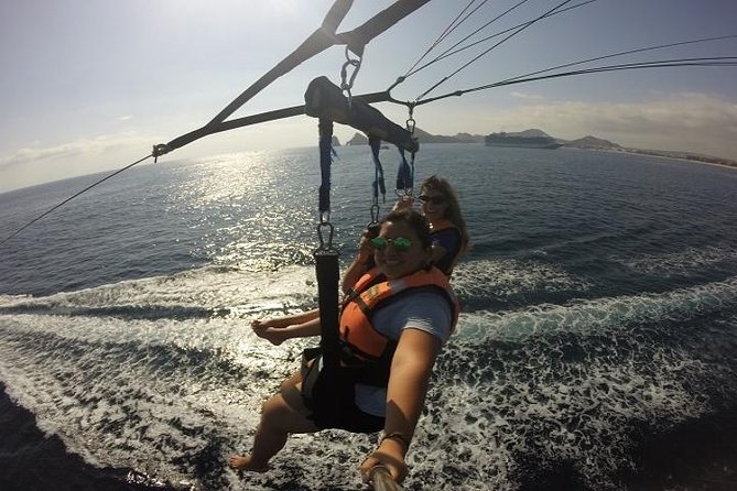 Single, or Double PARASAILING in Cabo with Views of The Arch - The Optional Extra: Paying for Non-Flyers