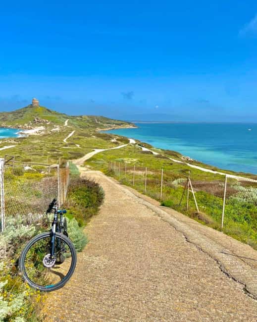 Sinis Peninsula: Mountain bike tour - Exploring Quartz Sand Beaches and the Seu Oasis