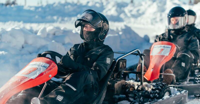 Sirkka: Levi Ice-Karting Experience with Optional Transfer - Flexible Meeting Points with Shuttle Options
