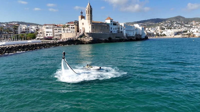 Sitges Flyboard Experience: Adrenaline on the Water - The Support Boat and Instructor Assistance