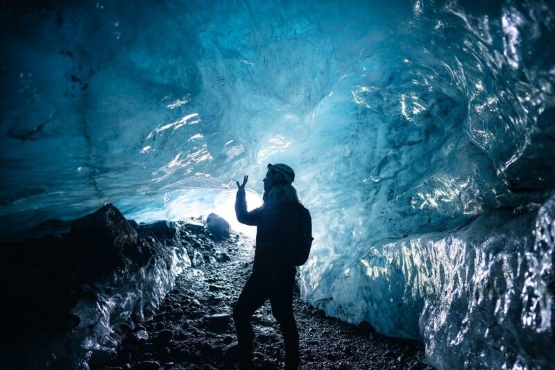 Skaftafell: Blue Ice Cave & Glacier Hike on Vatnajökull - Approaching the Blue Ice Cave