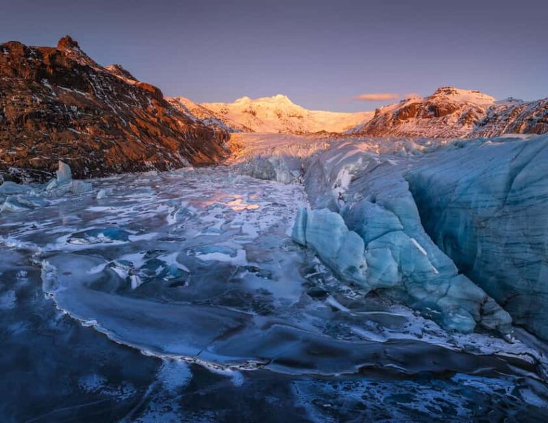 Skaftafell: Glacier Hike and Ice Climbing Tour - Scenic Departure from Fosshotel Glacier Lagoon