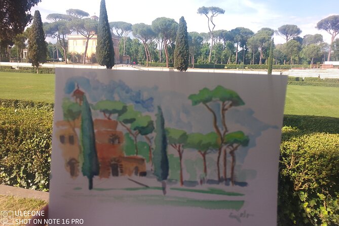 Sketching in Rome Villa Borghese Private lesson with Guido - The Pacing and Accessibility of the Tour